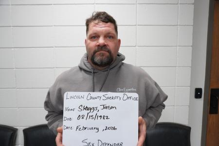 Jason Daniel Skaggs a registered Sex or Violent Offender of Oklahoma