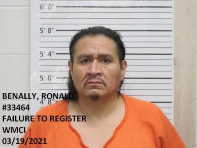 Ronald Rony Benally a registered Sex Offender of Wyoming
