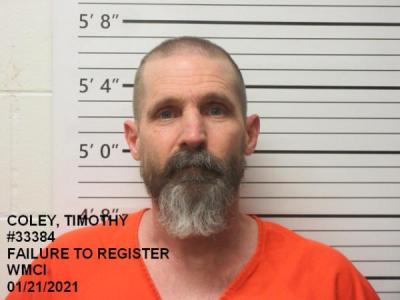 Timothy Alan Coley a registered Sex Offender of Wyoming