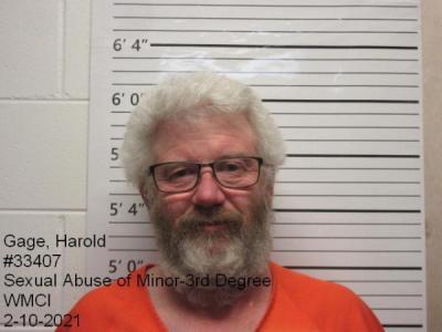 Harold Edward Gage a registered Sex Offender of Wyoming