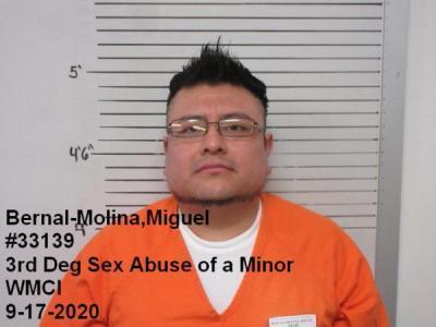 Miguel Bernal-molina a registered Sex Offender of Wyoming