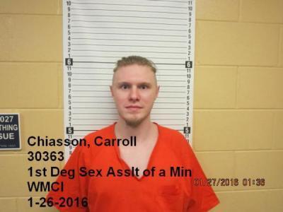 Carroll Michael Chiasson a registered Sex Offender of Wyoming