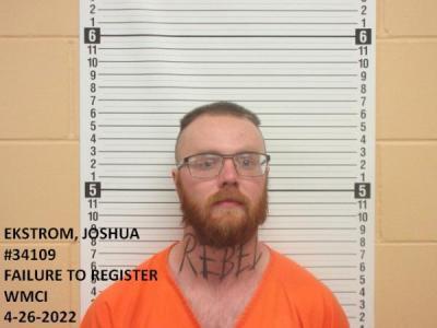 Joshua Jae Ekstrom a registered Sex Offender of Wyoming
