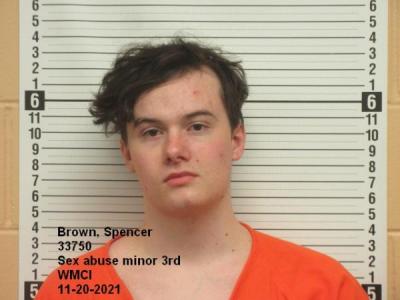 Spencer Dean Brown a registered Sex Offender of Wyoming