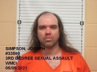 Joseph Robert Simpson a registered Sex Offender of Wyoming