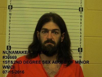 Jeremy Michael Nunamaker a registered Sex Offender of Wyoming