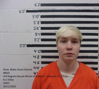 Blake Alyce Dianna Rose a registered Sex Offender of Wyoming