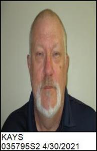 Stephen Paul Kays a registered Sex Offender of North Carolina