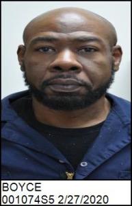 Major Okelly Jr Boyce a registered  of North Carolina