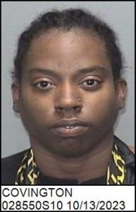 Crystal Carrington Covington a registered  of North Carolina