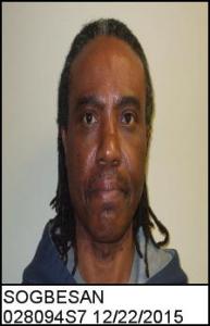 Eyilade Alexander Sogbesan a registered Sex Offender of California