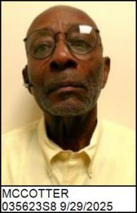 Arthur Briford Mccotter a registered Sex Offender of North Carolina