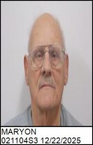 Evans Ralph Maryon a registered Sex Offender of North Carolina