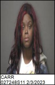 Nyasia Mone Carr a registered Sex Offender of North Carolina