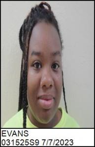 Kiara Monique Evans a registered Sex Offender of North Carolina