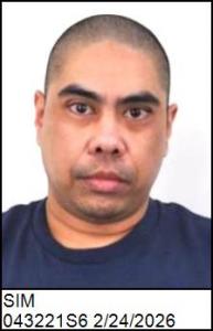 Johnny Chandara Sim a registered Sex Offender of North Carolina