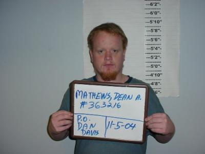 Dean Allan Mathews a registered Sex Offender of Ohio