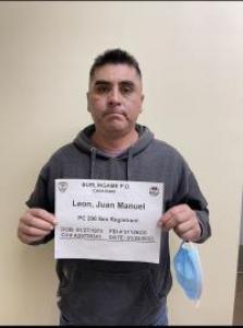 Juan Manuel Leon a registered Sex Offender of California