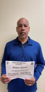 Ejvind Joseph Alston a registered Sex Offender of California