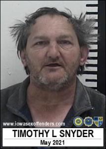 Timothy Lee Snyder a registered Sex Offender of Iowa