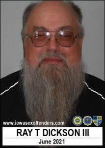 Ray Thomas Dickson III a registered Sex Offender of Iowa