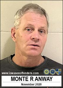 Monte Rae Anway a registered Sex Offender of Iowa