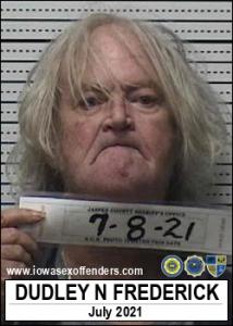 Dudley Neal Frederick a registered Sex Offender of Iowa