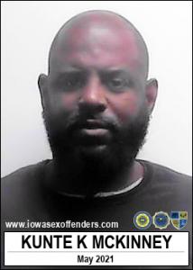 Kunte Kinte Mckinney a registered Sex Offender of Iowa