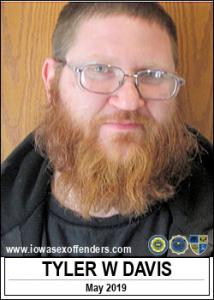 Tyler Wayne Davis a registered Sex Offender of Iowa