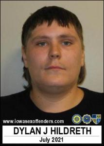 Dylan James Hildreth a registered Sex Offender of Iowa