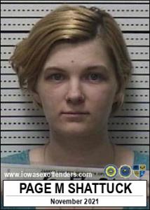 Page Marie Shattuck a registered Sex Offender of Iowa