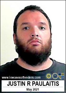 Justin Robert Paulaitis a registered Sex Offender of Iowa