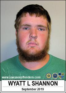 Wyatt Louis Shannon a registered Sex Offender of Iowa