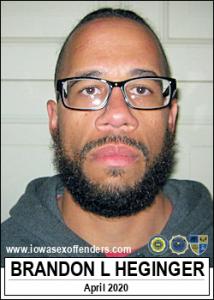 Brandon Lee Heginger a registered Sex Offender of Iowa