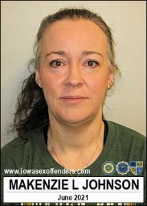 Makenzie Leanne Johnson a registered Sex Offender of Iowa