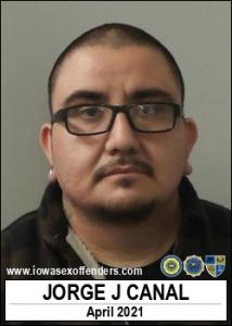Jorge Jr Canal a registered Sex Offender of Iowa