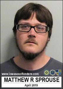 Matthew Ryan Sprouse a registered Sex Offender of Iowa