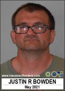 Justin Robert Bowden a registered Sex Offender of Iowa