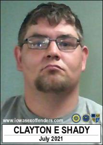 Clayton Eugene Shady a registered Sex Offender of Iowa