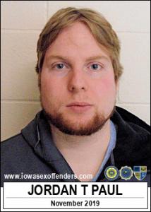 Jordan Thomas Paul a registered Sex Offender of Iowa