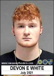 Devon Edwin White a registered Sex Offender of Iowa