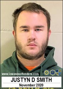 Justyn Dean Smith a registered Sex Offender of Iowa