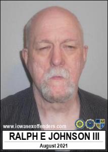 Ralph Edwin Johnson III a registered Sex Offender of Iowa