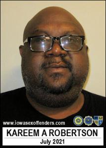 Kareem Abdul Jamil Robertson a registered Sex Offender of Iowa
