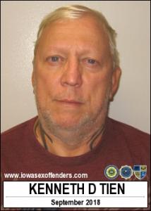 Kenneth Dale Tien a registered Sex Offender of Iowa