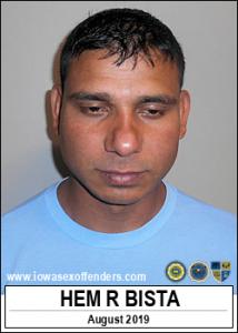 Hem Raj Bista a registered Sex Offender of Iowa