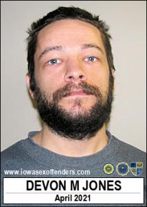 Devon Matthew Jones a registered Sex Offender of Iowa