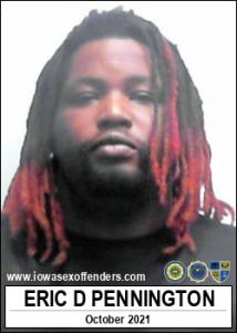 Eric Devon Pennington a registered Sex Offender of Iowa