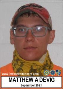 Matthew Alan Devig a registered Sex Offender of Iowa