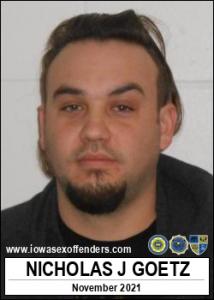 Nicholas John Goetz a registered Sex Offender of Iowa